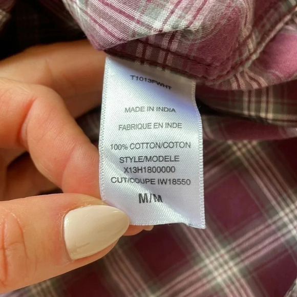 🔥4/$20 Guess Plaid Button  Down - Picture 6 of 10